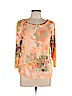 Ruby Rd. Pink 3/4 Sleeve Top Size L (petite) - photo 1