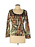Alberto Makali 100% Polyester Green Long Sleeve Top Size M - photo 1