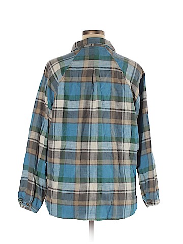 American Eagle Outfitters Long Sleeve Button-Down Shirt (view 2)