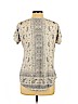 Lucky Brand Ivory Short Sleeve Top Size L - photo 2