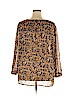 Cj Banks 100% Polyester Tan 3/4 Sleeve Blouse Size 3X - photo 2