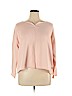 J.jill 100% Cotton Pink Pullover Sweater Size XL - photo 1