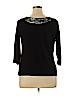 Joan Rivers 100% Polyester Black 3/4 Sleeve Top Size 3X - photo 2
