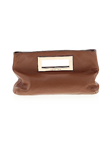 MICHAEL Michael Kors Leather Clutch (view 2)