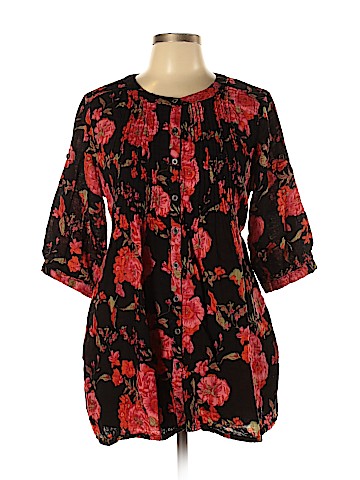 Paper Tee Long Sleeve Blouse (view 1)