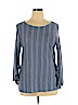 W5 Blue Long Sleeve Blouse Size XL - photo 1