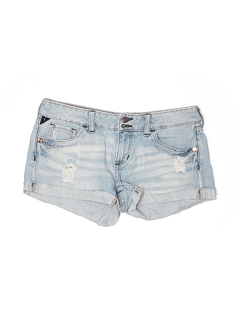 Vanity 100% Cotton Blue Denim Shorts Size 28 waist - photo 1