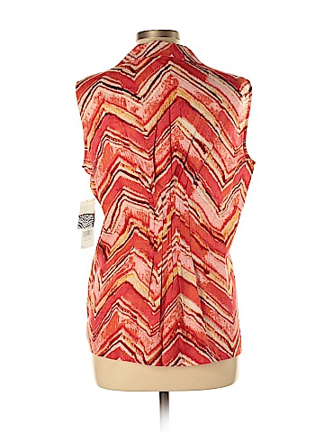 Dana Buchman Sleeveless Button-Down Shirt (view 2)