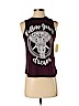 Dirty Laundry Burgundy Sleeveless T-Shirt Size XS - photo 1