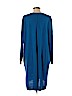 Eileen Fisher 100% Wool Blue Casual Dress Size L - photo 2