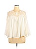 Lucky Brand Ivory 3/4 Sleeve Top Size XL - photo 1