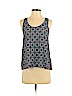 H&M 100% Viscose Blue Sleeveless Blouse Size 4 - photo 1