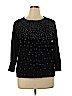 Cathy Daniels 100% Cotton Black Pullover Sweater Size XL - photo 1