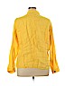 Chico's 100% Linen Yellow Jacket Size XL (3) - photo 2