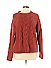 American Eagle Outfitters 100% Polyester Orange Pullover Sweater Size L - photo 1
