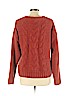 American Eagle Outfitters 100% Polyester Orange Pullover Sweater Size L - photo 2
