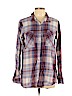 Mudd 100% Cotton Purple Long Sleeve Button-Down Shirt Size XL - photo 1