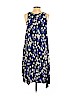 Simply Vera Vera Wang 100% Rayon Blue Casual Dress Size XS - photo 2