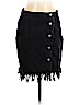Pilcro and The Letterpress 100% Cotton Black Denim Skirt Size 8 - photo 1