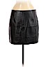 ASOS Curve 100% Polyester Black Faux Leather Skirt Size 6 - photo 2