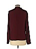 Mossimo 100% Polyester Burgundy Long Sleeve Blouse Size M - photo 2