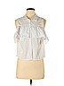 Forever 21 White Sleeveless Button-Down Shirt Size M - photo 1