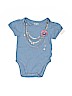 The Children's Place 100% Cotton Graphic Blue Short Sleeve Outfit Size 9-12 mo - photo 1