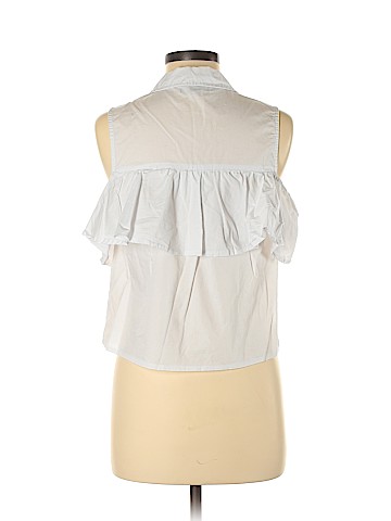 Forever 21 Sleeveless Button-Down Shirt (view 2)