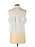 Forever 21 White Sleeveless Button-Down Shirt Size M - photo 2