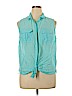 Banana Republic Factory Store Blue Sleeveless Blouse Size XL - photo 1