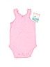 Carter's 100% Cotton Pink Short Sleeve Onesie 3-6 MO / 6 MO - photo 1