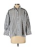 Nili Lotan 100% Cotton Blue Long Sleeve Button-Down Shirt Size S - photo 1