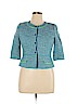 T Tahari Blue Jacket Size 14 - photo 1