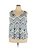 Maurices White Sleeveless Top Size 24 (3) - photo 1
