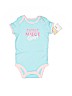 Carter's 100% Cotton Blue Short Sleeve Onesie 9-12 MO / 12 MO - photo 1