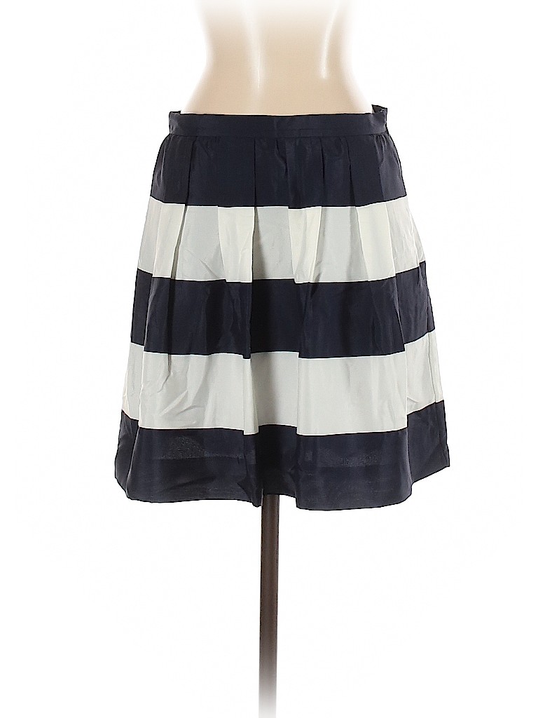 J. Crew Factory Store 100% Polyester Blue Casual Skirt Size 2 - photo 1
