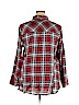 Torrid 100% Cotton Red Long Sleeve Button-Down Shirt Size 3X Plus (3) - photo 2