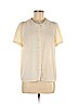Forever 21 100% Polyester Ivory Short Sleeve Blouse Size M - photo 1
