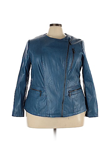 Alfani Faux Leather Jacket (view 1)