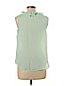 Forever 21 100% Polyester Green Sleeveless Blouse Size L - photo 2