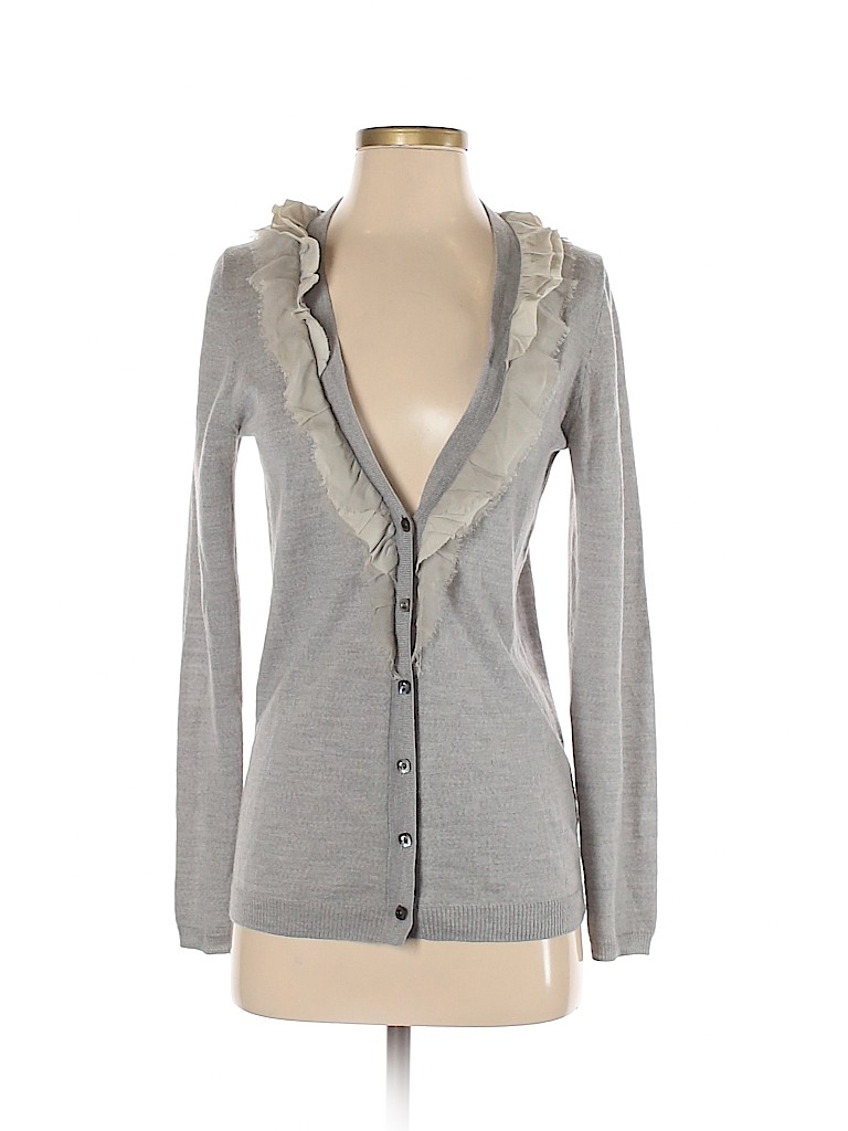 J.Crew 100% Merino Wool Gray Wool Cardigan Size S - photo 1