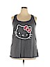 Hello Kitty Gray Sleeveless T-Shirt Size 2X - photo 1