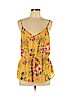 Lily White 100% Polyester Yellow Sleeveless Blouse Size XL - photo 1