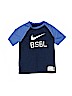 Nike 100% Polyester Blue Active T-Shirt Size M (kids) - photo 1