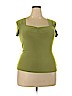 Susan Lawrence Green Short Sleeve Top Size XL (petite) - photo 1