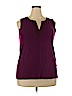 Banana Republic Factory Store Burgundy Short Sleeve Top Size XL - photo 1