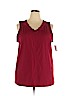 Cj Banks Red Sleeveless Top Size 2X - photo 1