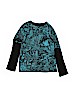 Assorted Brands 100% Cotton Print Blue Long Sleeve T-Shirt Size L (kids) - photo 1