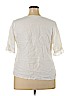Old Navy White 3/4 Sleeve Blouse Size XL - photo 2