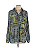 Relativity 100% Polyester Black Long Sleeve Blouse Size L - photo 1